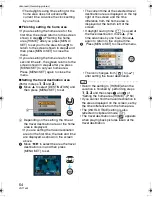 Предварительный просмотр 54 страницы Panasonic DMC FX55S - Lumix Digital Camera Operating Instructions Manual