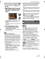 Предварительный просмотр 57 страницы Panasonic DMC FX55S - Lumix Digital Camera Operating Instructions Manual