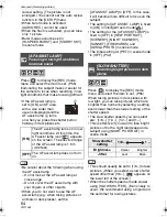 Предварительный просмотр 64 страницы Panasonic DMC FX55S - Lumix Digital Camera Operating Instructions Manual