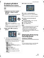 Предварительный просмотр 69 страницы Panasonic DMC FX55S - Lumix Digital Camera Operating Instructions Manual