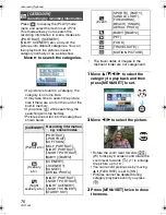 Предварительный просмотр 76 страницы Panasonic DMC FX55S - Lumix Digital Camera Operating Instructions Manual