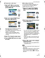 Предварительный просмотр 77 страницы Panasonic DMC FX55S - Lumix Digital Camera Operating Instructions Manual