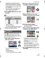 Предварительный просмотр 87 страницы Panasonic DMC FX55S - Lumix Digital Camera Operating Instructions Manual