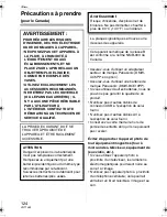 Предварительный просмотр 124 страницы Panasonic DMC FX55S - Lumix Digital Camera Operating Instructions Manual