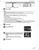 Предварительный просмотр 97 страницы Panasonic DMC FX580K - Lumix Digital Camera Operating Instructions Manual