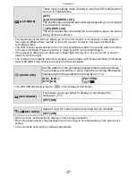 Preview for 27 page of Panasonic DMC-FX700S Operating Instructions Manual