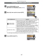 Preview for 93 page of Panasonic DMC-FX700S Operating Instructions Manual