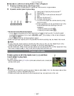 Preview for 141 page of Panasonic DMC-FX700S Operating Instructions Manual