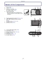 Preview for 7 page of Panasonic DMC-FX75K Operating Instructions Manual