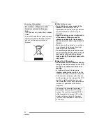 Preview for 4 page of Panasonic DMC-FX8-K - Lumix Digital Camera Operating Instructions Manual