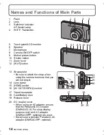 Preview for 14 page of Panasonic DMC-FX90K Basic Owner'S Manual