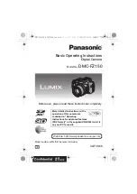 Panasonic DMC-FZ150K Basic Operating Instructions Manual preview