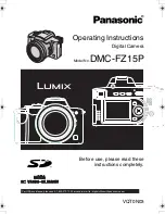 Panasonic DMC-FZ15K Operating Instructions Manual preview