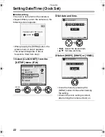 Preview for 22 page of Panasonic DMC-FZ15K Operating Instructions Manual