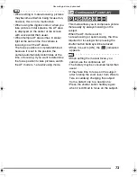 Preview for 73 page of Panasonic DMC-FZ15K Operating Instructions Manual