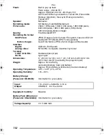 Preview for 112 page of Panasonic DMC-FZ15K Operating Instructions Manual