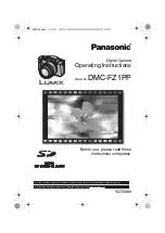 Panasonic DMC-FZ1S - Lumix Digital Camera Operating Instructions Manual preview