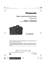 Panasonic DMC-FZ2000 Basic Operating Instructions Manual preview