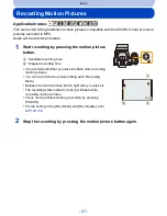 Предварительный просмотр 41 страницы Panasonic DMC-FZ200K Owner'S Manual