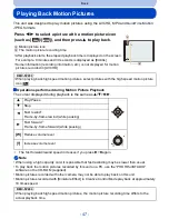 Предварительный просмотр 47 страницы Panasonic DMC-FZ200K Owner'S Manual