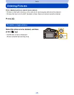 Предварительный просмотр 49 страницы Panasonic DMC-FZ200K Owner'S Manual