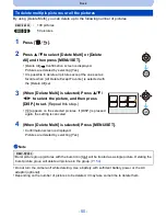 Предварительный просмотр 50 страницы Panasonic DMC-FZ200K Owner'S Manual