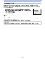 Предварительный просмотр 91 страницы Panasonic DMC-FZ200K Owner'S Manual