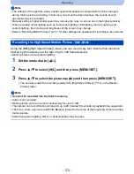 Предварительный просмотр 125 страницы Panasonic DMC-FZ200K Owner'S Manual