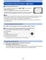 Предварительный просмотр 154 страницы Panasonic DMC-FZ200K Owner'S Manual