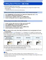 Предварительный просмотр 155 страницы Panasonic DMC-FZ200K Owner'S Manual