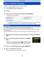 Предварительный просмотр 156 страницы Panasonic DMC-FZ200K Owner'S Manual