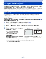 Предварительный просмотр 161 страницы Panasonic DMC-FZ200K Owner'S Manual