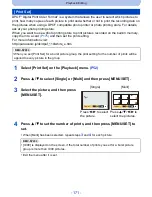 Предварительный просмотр 171 страницы Panasonic DMC-FZ200K Owner'S Manual