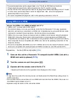 Предварительный просмотр 178 страницы Panasonic DMC-FZ200K Owner'S Manual