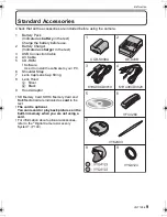 Предварительный просмотр 9 страницы Panasonic DMC FZ28K - Lumix Digital Camera Operating Instructions Manual