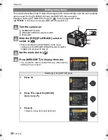 Предварительный просмотр 22 страницы Panasonic DMC FZ28K - Lumix Digital Camera Operating Instructions Manual