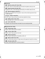 Предварительный просмотр 31 страницы Panasonic DMC FZ28K - Lumix Digital Camera Operating Instructions Manual