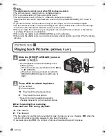 Предварительный просмотр 40 страницы Panasonic DMC FZ28K - Lumix Digital Camera Operating Instructions Manual