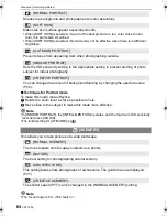 Предварительный просмотр 64 страницы Panasonic DMC FZ28K - Lumix Digital Camera Operating Instructions Manual