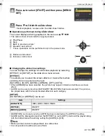 Предварительный просмотр 95 страницы Panasonic DMC FZ28K - Lumix Digital Camera Operating Instructions Manual