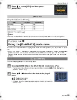 Предварительный просмотр 99 страницы Panasonic DMC FZ28K - Lumix Digital Camera Operating Instructions Manual