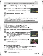 Предварительный просмотр 107 страницы Panasonic DMC FZ28K - Lumix Digital Camera Operating Instructions Manual