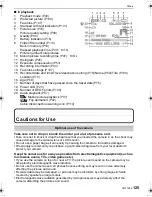 Предварительный просмотр 125 страницы Panasonic DMC FZ28K - Lumix Digital Camera Operating Instructions Manual