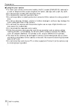 Preview for 8 page of Panasonic DMC-FZ300SG Basic Operating Instructions Manual