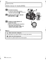 Предварительный просмотр 18 страницы Panasonic DMC FZ35 - Lumix 12.1MP Digital Camera Instrucciones Básicas De Funcionamiento