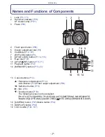 Предварительный просмотр 7 страницы Panasonic DMC-FZ47K Owner'S Manual