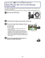 Предварительный просмотр 27 страницы Panasonic DMC-FZ47K Owner'S Manual