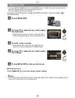 Предварительный просмотр 46 страницы Panasonic DMC-FZ47K Owner'S Manual