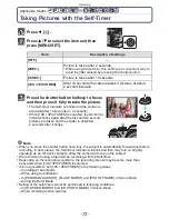 Предварительный просмотр 73 страницы Panasonic DMC-FZ47K Owner'S Manual