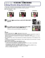 Предварительный просмотр 75 страницы Panasonic DMC-FZ47K Owner'S Manual